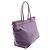 Bolso de mano de nylon jacquard Prada en marrón y púrpura - vista 2