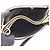 Borsa a spalla in jacquard con logo Prada Nero Beige - vista 3