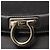 Borsa Sofia Rainbow Gancini di Salvatore Ferragamo Nero - vista 10