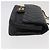 Chanel Vintage Classic Double Flap Quilted Lambskin Small Nero - vista 3