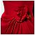 Moschino Couture Strapless Rosette Kleid – 90er Rot - Ansicht 5
