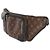 Bumbag Christopher in tela Monogram Macassar di Louis Vuitton Marrone - vista 3