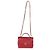 Timeless Bolsa de mão com aba em couro de bezerro vermelho Chanel - vista 5