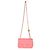 Timeless Bolsa retangular mini de couro de cordeiro matelassado rosa Chanel com pérolas Crush - vista 5
