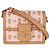 Louis Vuitton Pelle Rosa Marrone Intrecciata Dauphine PM Multicolore Beige