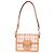 Louis Vuitton Pelle Rosa Marrone Intrecciata Dauphine PM Multicolore Beige - vista 5