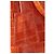 Borsa Louis Vuitton Alma BB in Coccodrillo Arancione - vista 10