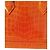 Borsa Louis Vuitton Alma BB in Coccodrillo Arancione - vista 13
