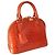 Borsa Louis Vuitton Alma BB in Coccodrillo Arancione - vista 2