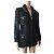 Chaqueta Chanel de lurex negro con botones de logo CC - vista 2