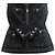 Chaqueta Chanel de lurex negro con botones de logo CC - vista 9