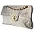 Borsa Chanel Timeless Maxi Jumbo in Tela Ecru Trapuntata Bianco - vista 6
