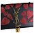 Borsa a Spalla in Pelle Saint Laurent Nero Rosso - vista 11