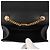 Borsa a Spalla in Pelle Saint Laurent Nero Rosso - vista 6