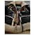 DSQUARED2 ICON Lederjacke mit Fell Braun Schwarz Beige Kamel - Ansicht 2