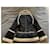 DSQUARED2 ICON Lederjacke mit Fell Braun Schwarz Beige Kamel - Ansicht 7