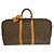 Borsa Keepall Louis Vuitton in tela Monogram 55 Marrone
