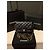 Timeless Chanel Mini Flap Bag in vitello grana nero con finiture oro - vista 10