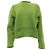 Bottega Veneta englisches Rippenstrick-Pullover aus Oliven-Kaschmir Grün Olivgrün