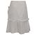 Falda Mini Rizada Valentino Garavani en Algodón Blanco Crudo - vista 3