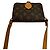 Louis Vuitton Cartouchiere Monogram Leather Shoulder Bag Brown - view 5