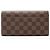 Portafoglio Sarah Damier Ebene Louis Vuitton Marrone - vista 3
