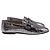 Mocassini perforati Tod's in pelle metallica Argento Metallico - vista 11