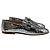 Mocassini perforati Tod's in pelle metallica Argento Metallico - vista 12