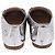 Mocassini perforati Tod's in pelle metallica Argento Metallico - vista 5