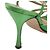 Sandali con cinturini Dolce & Gabbana in raso verde - vista 6