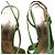 Sandali con cinturini Dolce & Gabbana in raso verde - vista 8