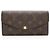 Portafoglio Sarah in tela Monogram Louis Vuitton Marrone