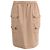 Falda Mini Cargo Klaus en Lana Beige de Max Mara