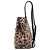 Leopardenmuster-Rucksack aus braunem Leder von Dolce & Gabbana - Ansicht 5