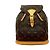 Louis Vuitton Monogram Leder Rucksack Braun