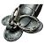 Llave Doudou Vivienne Monogram Louis Vuitton Negro - vista 8