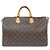 Louis Vuitton Speedy Monogram Boston Tasche Braun