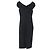 Autre Marque Padma Off-Shoulder Midi Kleid aus schwarzem Polyester von Emilia Wickstead - Ansicht 2