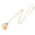 Collana Kelly Hermès in pelle placcata oro D'oro Metallico - vista 4