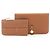 Cartera larga de cuero Dogon GM de Hermès Castaño - vista 6