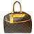 Borsa a mano Monogram Deauville Louis Vuitton Marrone