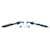 Pendientes Hermès Loop Grand PM de aluminio Azul  - vista 4