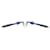 Pendientes Hermès Loop Grand PM de aluminio Azul  - vista 6