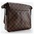 Borsa a Spalla District PM in Tela Damier di Louis Vuitton Marrone - vista 3
