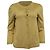 Moschino Couture Knopf-Cardigan aus metallischem goldfarbenem Acetat