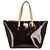 Bolso tote Bellevue GM Monogram Vernis Louis Vuitton Púrpura