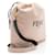 Fendi Nappa Leather Drawstring Medium Shoulder Bag Rosa  - vista 2