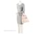 Fendi Nappa Leather Drawstring Medium Shoulder Bag Rosa  - vista 5