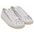 Tênis baixos conversíveis Goldie Shine em couro branco da Stuart Weitzman Cru - vista 3