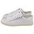 Tênis baixos conversíveis Goldie Shine em couro branco da Stuart Weitzman Cru - vista 4
